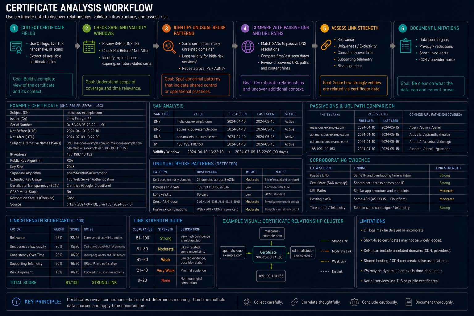 Certificate Analysis Workflow